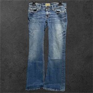 BKE Denim Starlite Stretch Low Rise Bootcut Jeans // 26x29